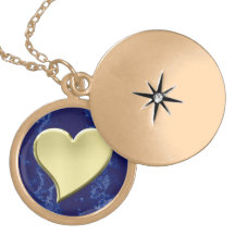 Collier de c?ur d'or