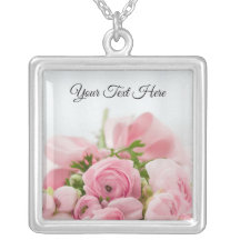 Collier de Mariage de plaque d'argent