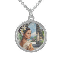 Vintage, Femmes adorables de Bali et Paradis Tropi
