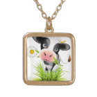 Holstein cow en gris