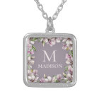 Magnolia Monogramme Floral Nom Personnalisé