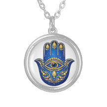 Collier Main de Hamsa avec Oeil Turc, Protection B