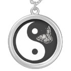 Collier papillon Yin Yang