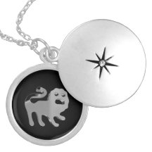Collier plaqué argent - Horoscope Lion
