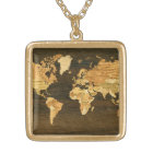 Carte en bois du monde