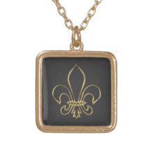 Fleur de lis "3-D" d'or