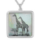 Rétros girafes africaines rares dans la conception