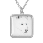 Sabre yeux bleus d'un art de dessin de chien de