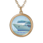 Collier splendide de coutume de bateau de