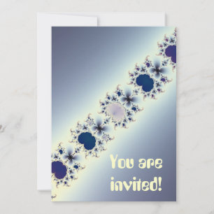 Collier violet Invitations personnalisés