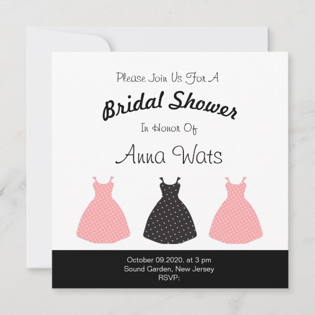 Colliers de modèle de robes roses et noires (Devant)