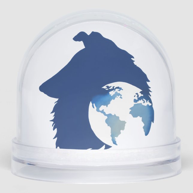 ColliesWithoutBorders logo Snowglobe (Front)