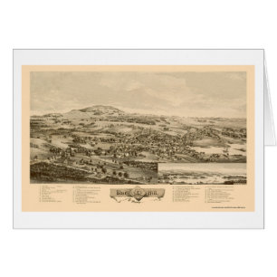 Colline bleue, JE carte panoramique - 1896