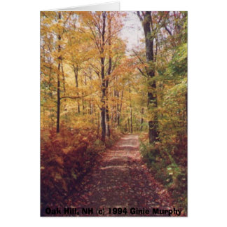 "Colline de chêne en automne, Loudon, NH "