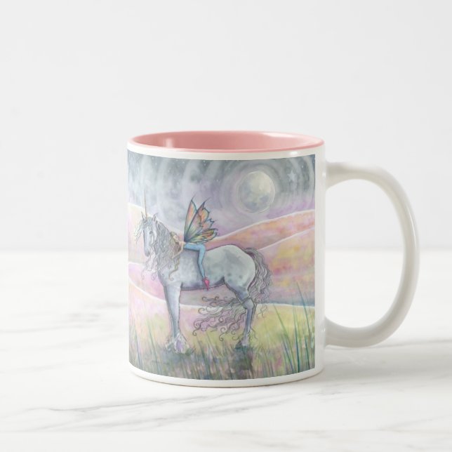 Collines de l'enchantement Fairy Unicorn Mug (Droit)