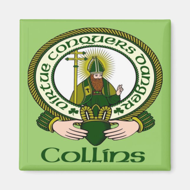 Collins Clan Motto Magnet (Front)