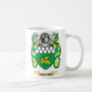 Collins Coat of Arms Coffee Mug