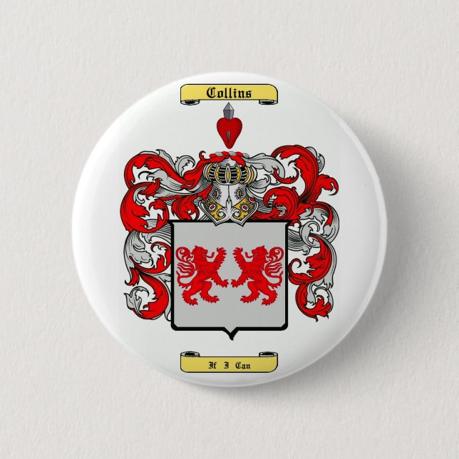 collins (irish) 2 inch round button (Front)