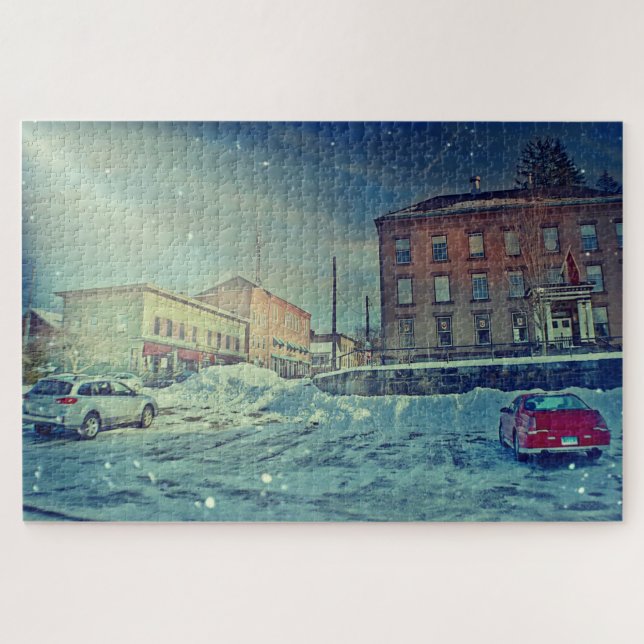 Collinsville Snowscene Jigsaw Puzzle (Horizontal)