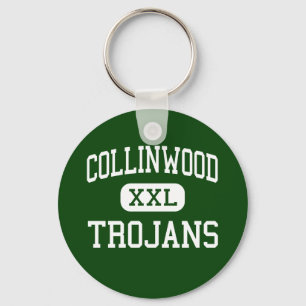 Collinwood - Trojans - High - Collinwood Tennessee Keychain