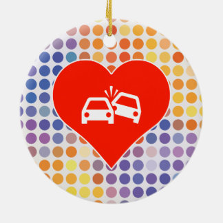 Collision Fan Ceramic Ornament