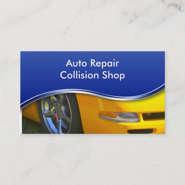Collision Shop Cartes de visite (Devant)