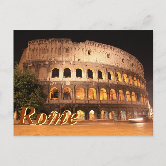 Colloseum in Rome Postcard (Front)