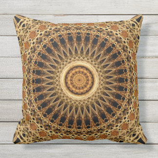 Colluseum Mandala Outdoor Pillow