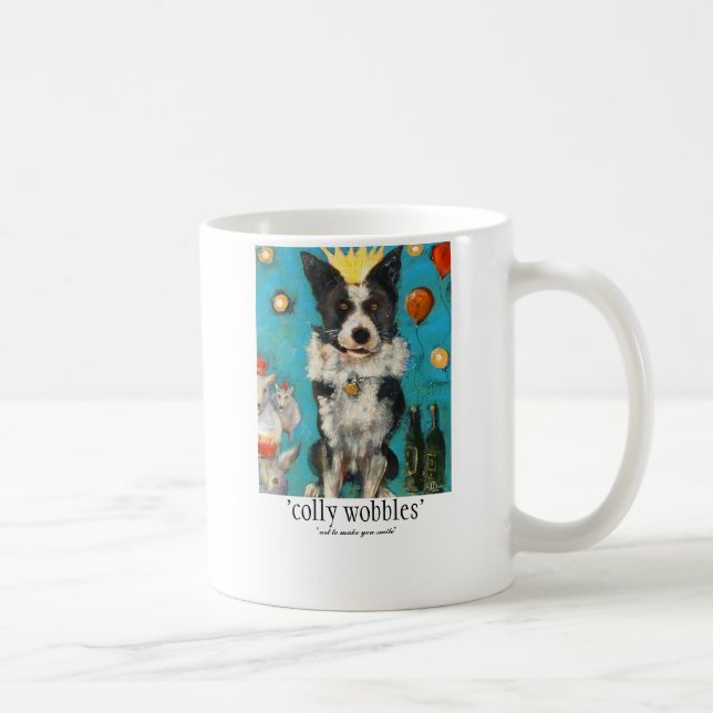 'colly wobbles' coffee mug (Right)