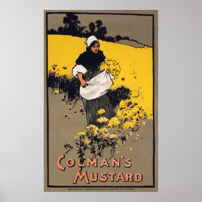 Colman's mustard, 1900 poster (Front)
