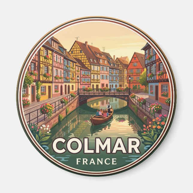 Colmar France Magnet (Front)