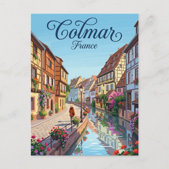 Colmar France Postcard (Front)