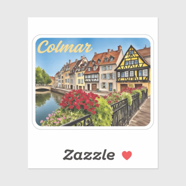 Colmar France Watercolor (Sheet)