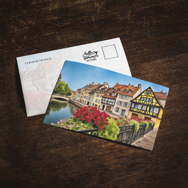 Colmar France Watercolor Invitation (Creator Uploaded)