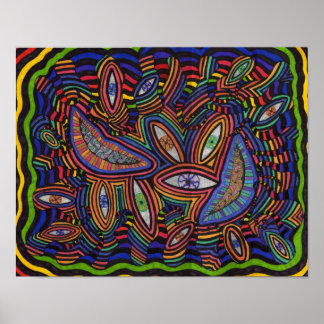 Coloful chaos poster