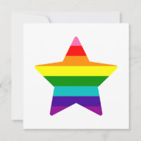 Coloful LGBTQ Pride Rainbow Flag Christmas Star