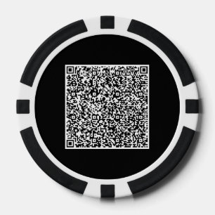Coloful QR Code Scan Poker Chips - Choose Colours