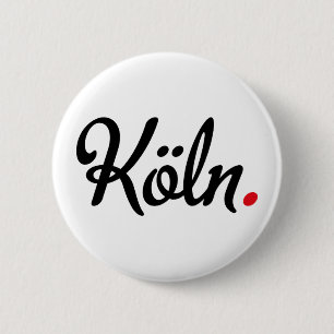 Cologne 2 Inch Round Button