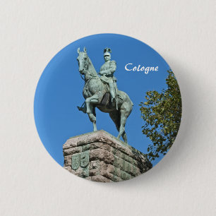 Cologne 2 Inch Round Button