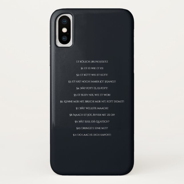Cologne Basic Law - Cologne Cologne Cöln Case-Mate iPhone Case (Back)