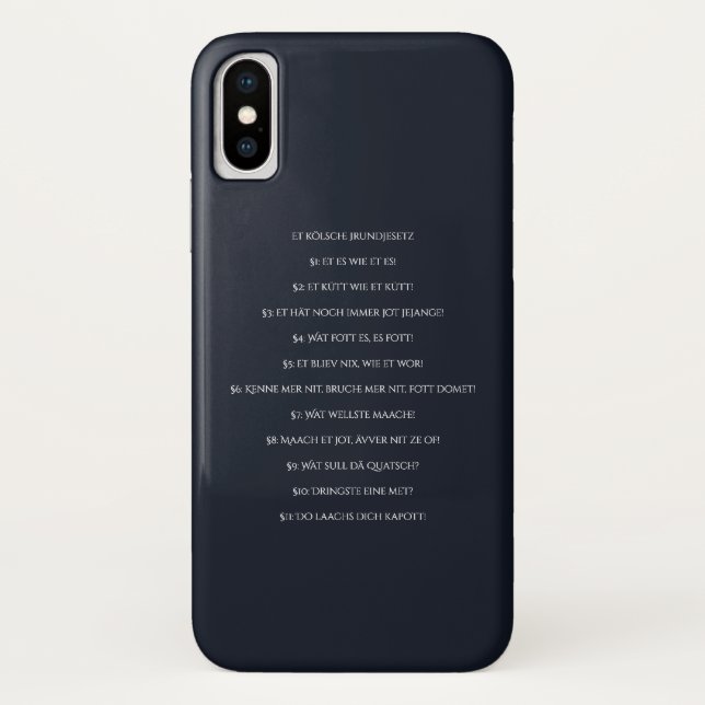 Cologne Basic Law - Cologne Cologne Cöln Case-Mate iPhone Case (Back)