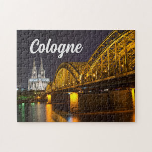 Cologne Cathedral at Night, Germany Jigsaw Puzzle