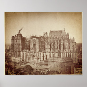 Cologne Cathedral - Cologne Cathedral 1855 Poster