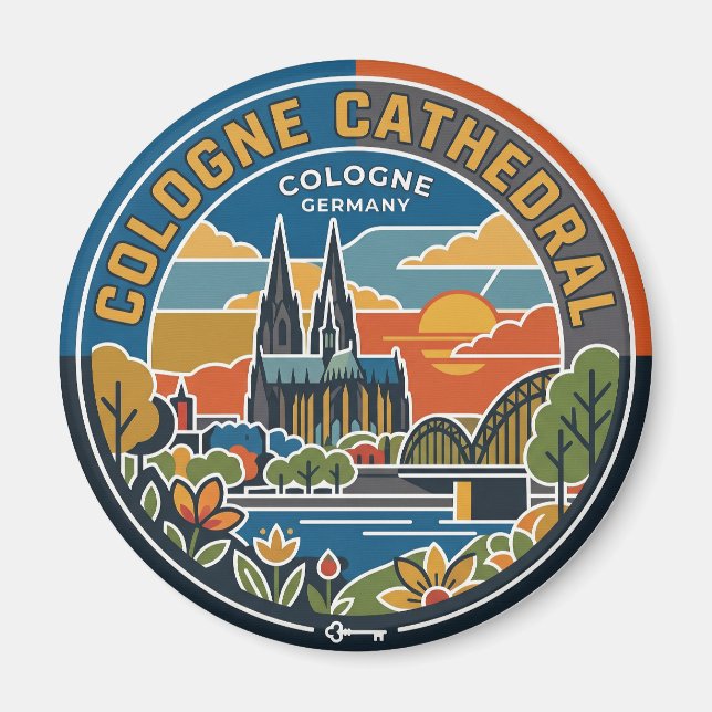 Cologne Cathedral Germany Magnet (Front)