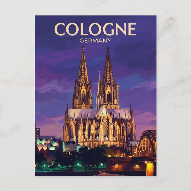 Cologne Cathedral Germany Postcard (Front)