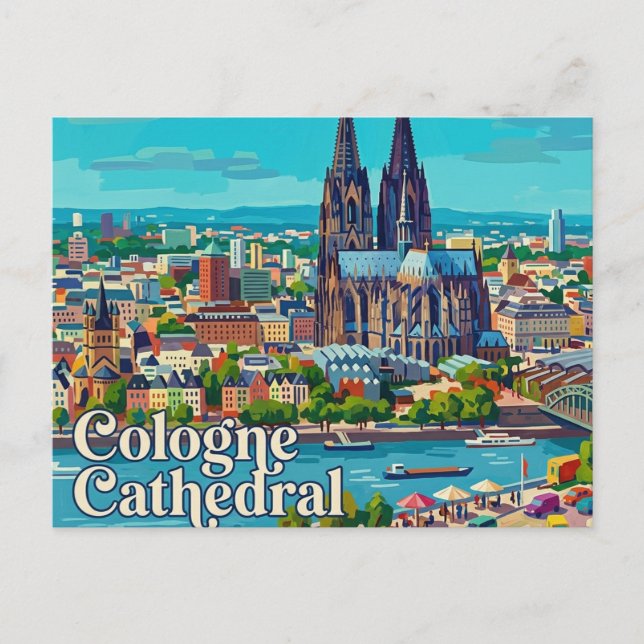 Cologne Cathedral Germany Postcard (Front)