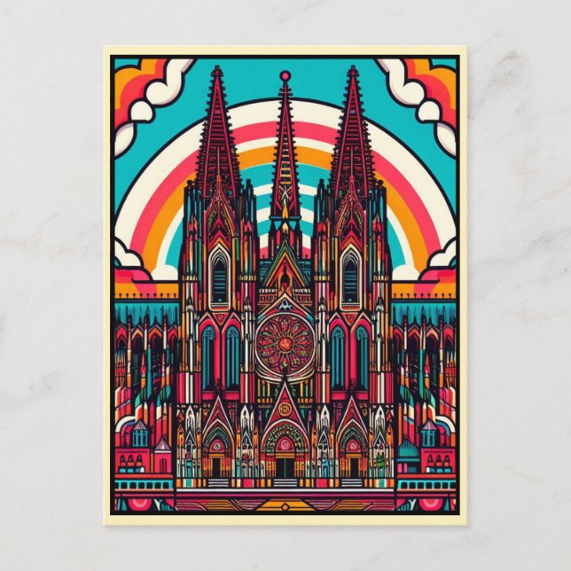 Cologne Cathedral, kolen germany holiday Postcard (Front)