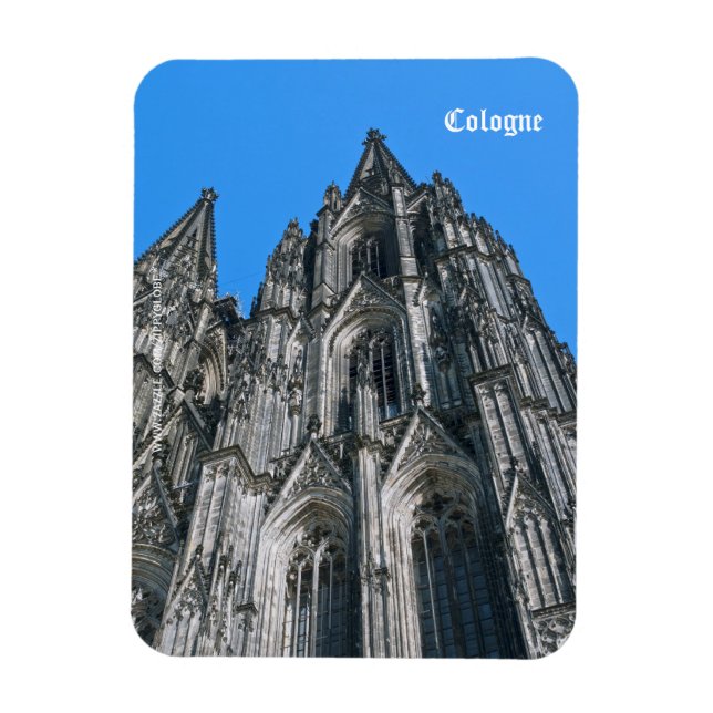 Cologne Cathedral Premium Flexi Magnet (Vertical)