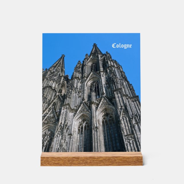 Cologne Cathedral Premium Flexi Magnet Acrylic Sign (Front)