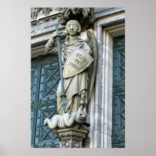 Cologne Cathedral Statue Poster